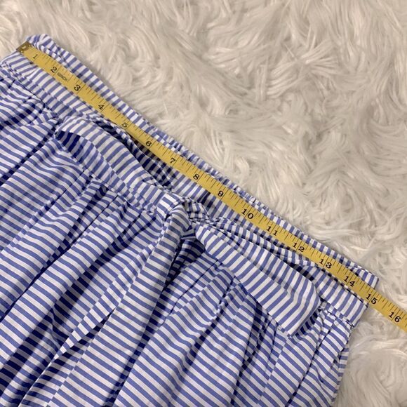 VINEYARD Vines x Target Striped Midi Skirt Navy/White Pockets Women's Size Small - Picture 5 of 9